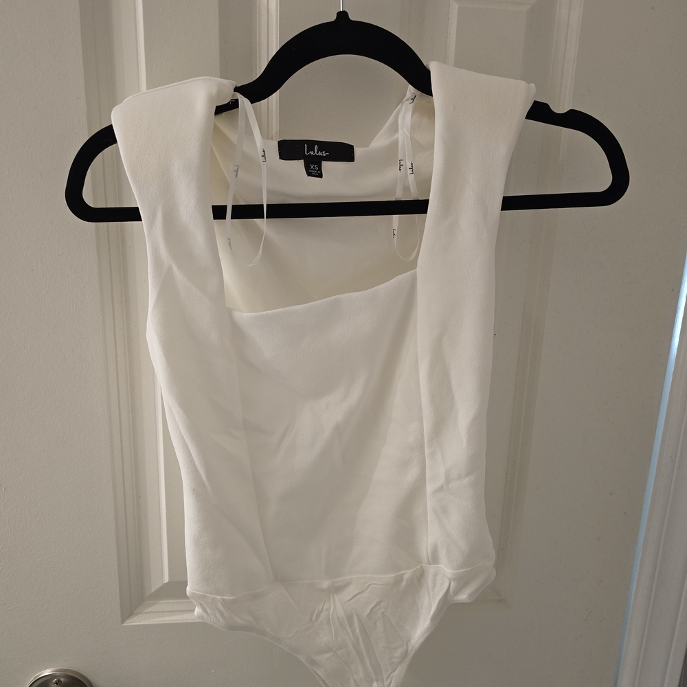 Lulu's White Bodysuit